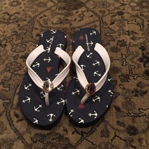 tommy hilfiger anchor flip flops